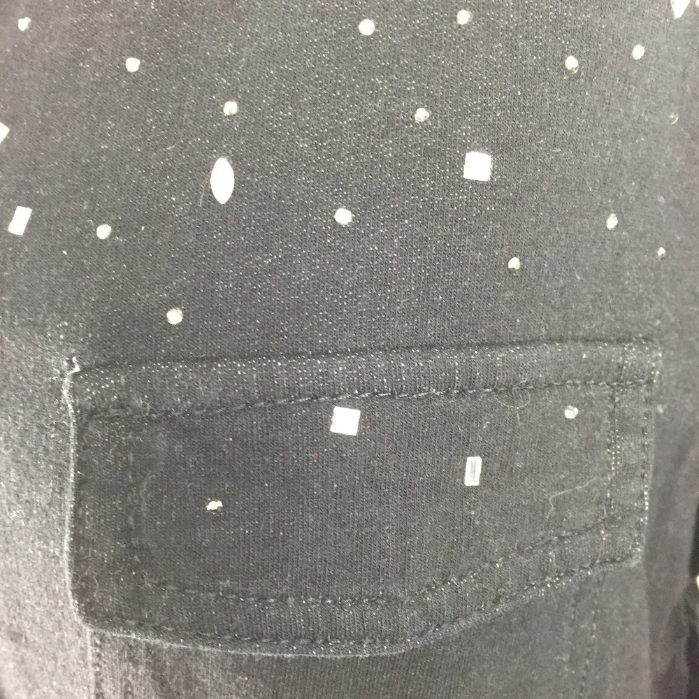 Quacker Factory Black Rhinestone Studded Shirt 1x - image 4